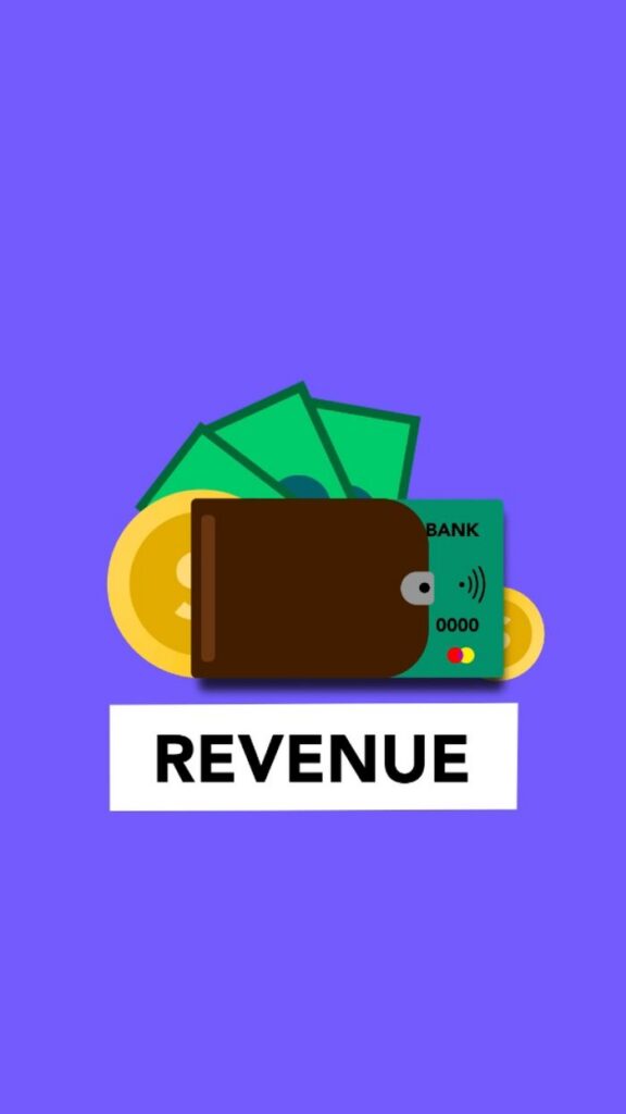 Vivid illustration of wallet with coins dollar bills with bank card representing concept of income